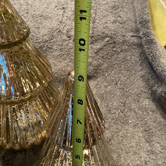 EUC 3 Glass Lighted Christmas Trees - Picture 12 of 16